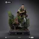 Iron Studios Star Wars Leia and Wicket 1:10 Scale Statue