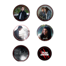 NECA Twilight Pin Set of 6 Style A Team Jacob