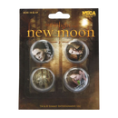 NECA The Twilight Saga: New Moon Pin Set Of 4 Edward