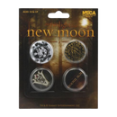 NECA The Twilight Saga: New Moon Pin Set Of 4 Crests