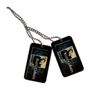 NECA Kurt Cobain Dogtags (Dark with Blue Swirls)