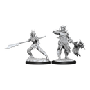 WizKids Games Magic the Gathering Unpainted Miniatures: Coralhelm Commander & Halimar Wavewatch