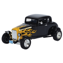 Motormax Timeless Legends 1932 Ford Five Window Coupe [Black] 1:18 Scale Diecast Vehicle