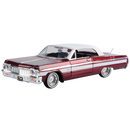 Motormax Get Low 1964 Chevy Impala (Metallic Red) 1:24 Scale Diecast Vehicle