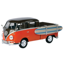 Motormax Volkswagen Collection VW Type 2 (T1) Pickup with Surfboard 1:24 Scale Diecast Vehicle