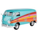 Motormax Volkswagen Collection VW Type 2 (T1) Delivery Van (Peace) 1:24 Scale Diecast Vehicle