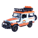 Motormax Gulf Collection Off Road Toyota Fj40 With Gulf Livery 1:24 Scale Diecast Vehicle
