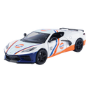Motormax Gulf Collection 2020 Corvette C8 With Gulf Livery 1:24 Scale Diecast Vehicle