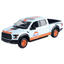 Motormax Gulf Collection 2017 Ford F 150 Raptor With Gulf Livery 1:27 Scale Diecast Vehicle