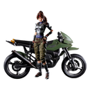 Square Enix Final Fantasy VII Jessie & Motorcycle Play Arts Action Figure