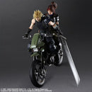Square Enix Final Fantasy VII Jessie, Cloud & Motorcycle Play Arts Action Figure