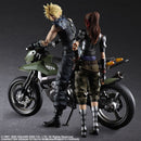 Square Enix Final Fantasy VII Jessie, Cloud & Motorcycle Play Arts Action Figure