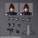 Square Enix Final Fantasy VII Jessie, Cloud & Motorcycle Play Arts Action Figure