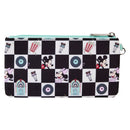 Loungefly Disney Mickey & Minnie Date Diner AOP Nylon Wristlet
