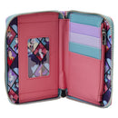 Loungefly Disney Villains Color Block Zip Around Purse
