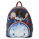 Loungefly The Marvels (2023) Group Symbol Glow Mini Backpack