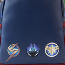Loungefly The Marvels (2023) Group Symbol Glow Mini Backpack
