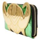 Loungefly Marvel Comics Loki Metallic Zip Around Wallet