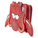 Loungefly Mulan 25th Anniversary Mushu Glitter Cosplay Cosplay Zip Wallet