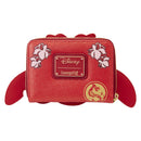 Loungefly Mulan 25th Anniversary Mushu Glitter Cosplay Cosplay Zip Wallet