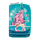 Loungefly Tangled Castle Glow Zip Purse
