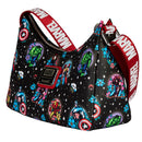 Loungefly Marvel Comics Avengers Floral Tattoo Shoulder Bag