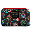 Loungefly Marvel Comics Avengers Floral Tattoo Zip Purse