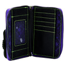 Loungefly Princess and the Frog Facilier Glow Zip Purse