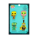 Funko Pop The Nightmare Before Christmas Blacklight Enamel Pin Set 4Pk