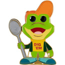 Funko Pop Honey Smacks Dig 'Em Frog 4" Pop! Enamel Pin