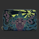Loungefly Jimi Hendrix Psychadelic Landscape Glow Zip Purse