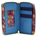 Loungefly Jimi Hendrix Psychadelic Landscape Glow Zip Purse