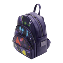 Loungefly Disney Villains Triple Pocket Glow Mini Backpack