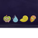 Loungefly Disney Villains Triple Pocket Glow Mini Backpack