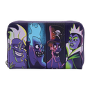 Loungefly Disney Villains In the Dark Zip Purse
