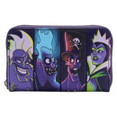 Loungefly Disney Villains In the Dark Zip Purse