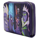 Loungefly Disney Villains In the Dark Zip Purse