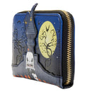 Loungefly The Nightmare Before Christmas Jack Skellington House Pop! Glow Zip Purse