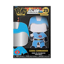 Funko Pop G.I. Joe Cobra Commander 4" Pop! Enamel Pin