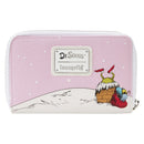 Loungefly Dr Seuss The Grinch Sleigh Zip Around Purse