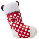 Loungefly Disney Minnie Christmas Stocking Crossbody