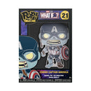 Funko Pop What If Zombie Captain America 4" Pop! Enamel Pin