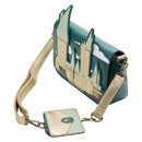 Loungefly Harry Potter Golden Hogwarts Crossbody with Pouch