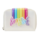 Loungefly Lisa Frank Rainbow Logo Zip Around Wallet
