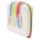 Loungefly Lisa Frank Rainbow Logo Zip Around Wallet