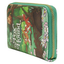 Loungefly The Fox & the Hound Classic Book Zip Around Purse