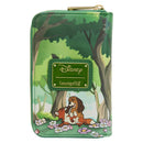 Loungefly The Fox & the Hound Classic Book Zip Around Purse