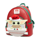 Loungefly Star Wars Santa Grogu US Exclusive Mini Backpack [RS]