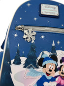 Loungefly Disney Mickey & Minnie Winter Scene US Exclusive Mini Backpack [RS]