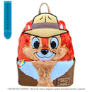 Loungefly Chip 'n Dale: Rescue Rangers Faux Fur Chip US Exclusive Cosplay Mini Backpack[RS]